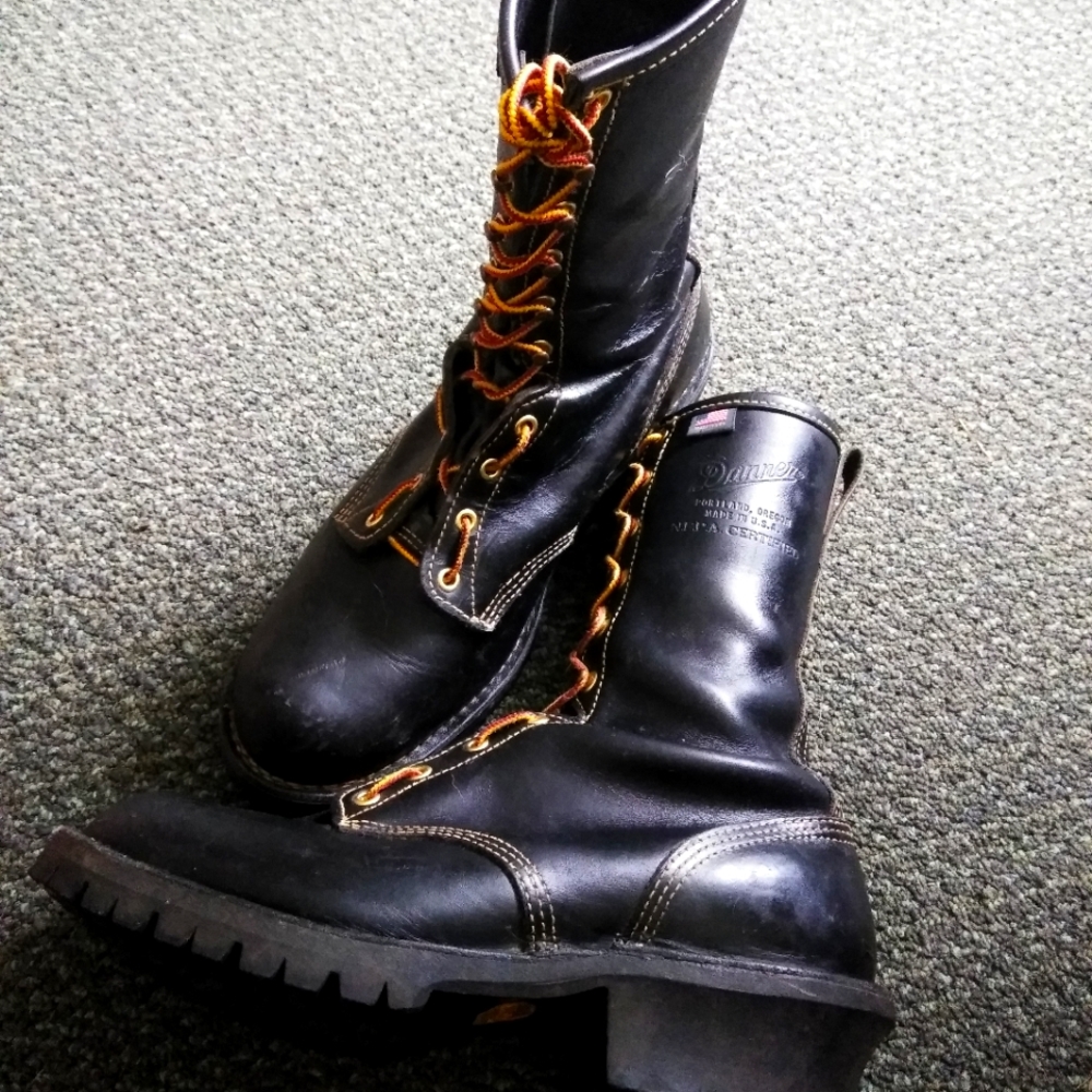 DANNER FLASHPOINT firefighter boots, size 11 EE, meets NFPA requirements